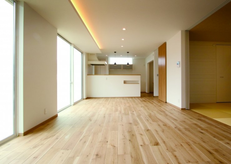 収納力を備えた家事導線と木のぬくもりたっぷりのリビングで 家族の時間が楽しくなる家 新築のお家 施工事例 Mito Style ミトスタイル 一級建築士事務所 香川県の注文住宅 新築 リフォーム